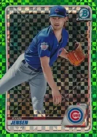 2020 Bowman Chrome X - Prospects Green X-Fractor #BCP-231 - Ryan Jensen - Chicago Cubs