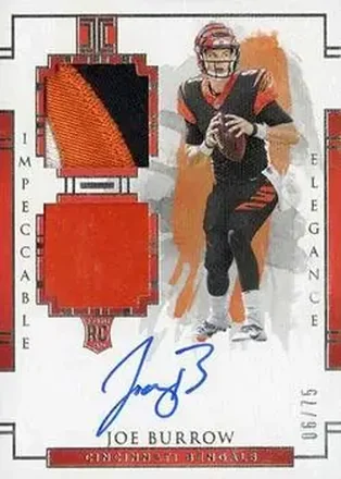 2020 Panini Impeccable #101 - Joe Burrow - Cincinnati Bengals