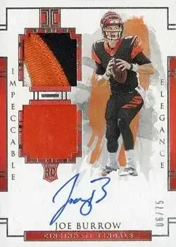 2020 Panini Impeccable feature card