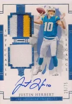 2020 Panini Impeccable feature card