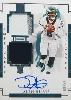 2020 Panini Impeccable feature card