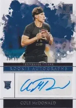 2020 Panini Impeccable feature card