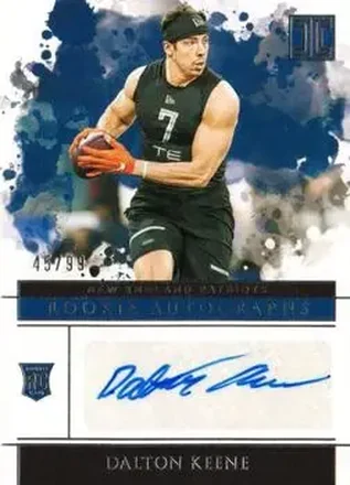 2020 Panini Impeccable #165 - Dalton Keene - New England Patriots