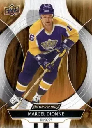 2024-25 Upper Deck Engrained Icons #54 - Marcel Dionne - Los Angeles Kings