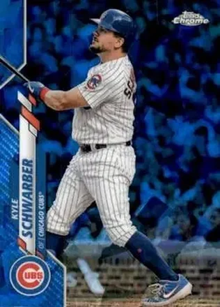 2020 Topps Chrome Sapphire Edition #119 - Kyle Schwarber - Chicago Cubs