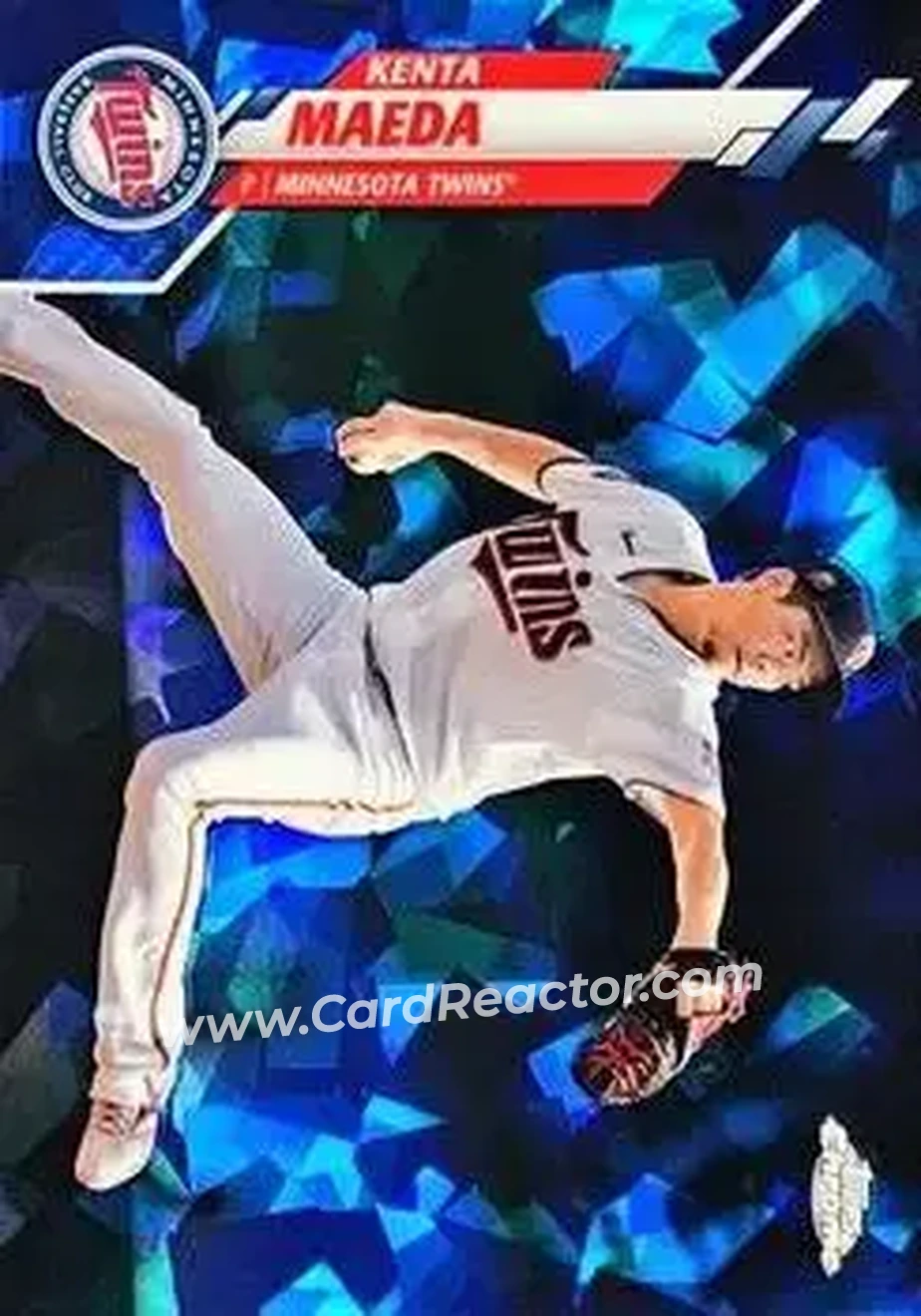 2020 Topps Chrome Sapphire Edition #120 - Kenta Maeda - Minnesota Twins - Front