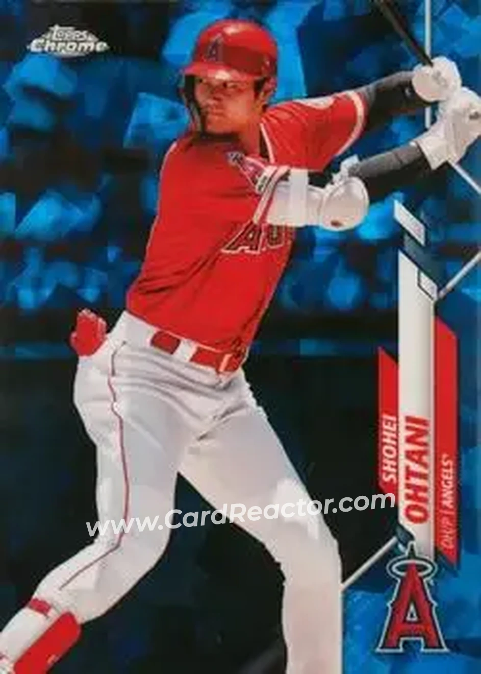 2020 Topps Chrome Sapphire Edition #125 - Shohei Ohtani - Los Angeles Angels - Front