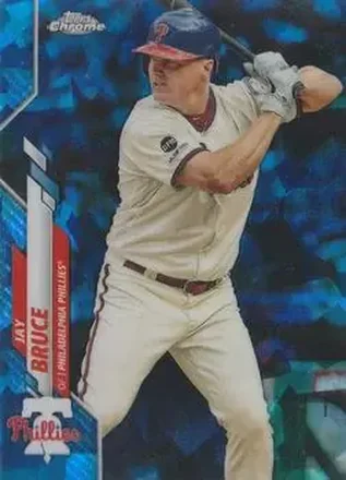 2020 Topps Chrome Sapphire Edition #132 - Jay Bruce - Philadelphia Phillies