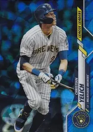 2020 Topps Chrome Sapphire Edition #143 - Christian Yelich - Milwaukee Brewers