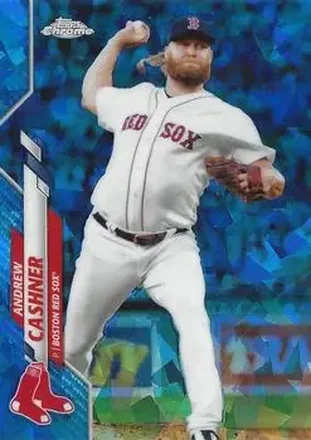 2020 Topps Chrome Sapphire Edition #153 - Andrew Cashner - Boston Red Sox