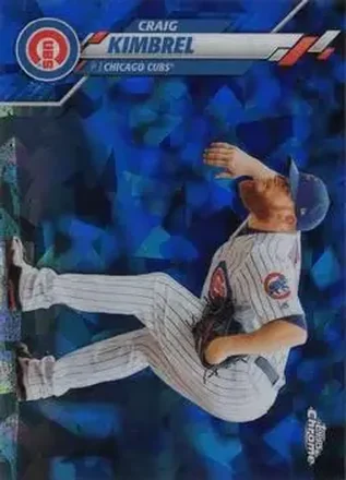 2020 Topps Chrome Sapphire Edition #177 - Craig Kimbrel - Chicago Cubs