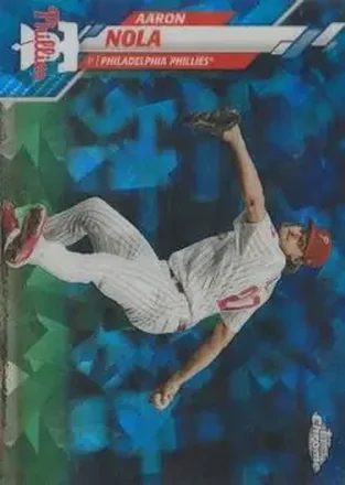 2020 Topps Chrome Sapphire Edition #190 - Aaron Nola - Philadelphia Phillies