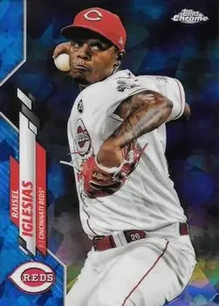 2020 Topps Chrome Sapphire Edition #197 - Raisel Iglesias - Cincinnati Reds