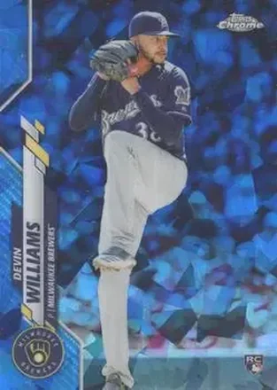 2020 Topps Chrome Update Sapphire Edition #U-113 - Devin Williams - Milwaukee Brewers