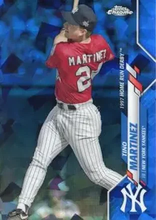 2020 Topps Chrome Update Sapphire Edition #U-122 - Tino Martinez - New York Yankees