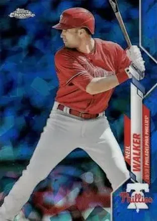 2020 Topps Chrome Update Sapphire Edition #U-123 - Neil Walker - Philadelphia Phillies