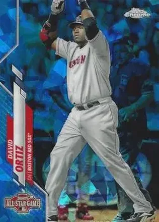 2020 Topps Chrome Update Sapphire Edition #U-124 - David Ortiz - Boston Red Sox