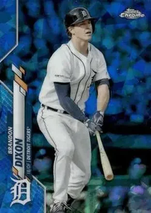2020 Topps Chrome Update Sapphire Edition #U-135 - Brandon Dixon - Detroit Tigers