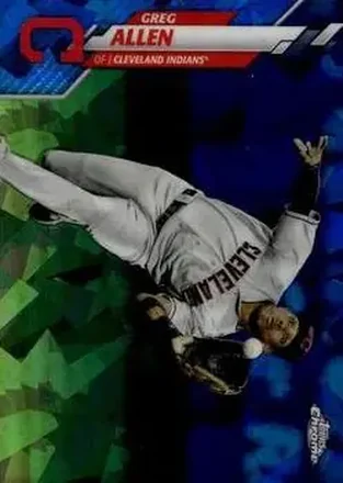 2020 Topps Chrome Update Sapphire Edition #U-139 - Greg Allen - Cleveland Indians