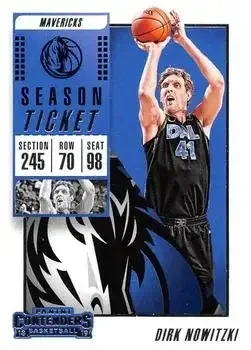 2018-19 Panini Contenders #6 Dirk Nowitzki