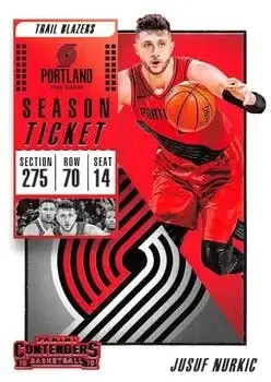 2018-19 Panini Contenders #7 Jusuf Nurkić