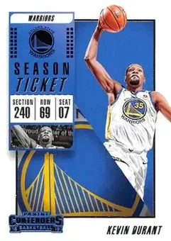 2018-19 Panini Contenders #8 Kevin Durant