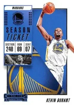2018-19 Panini Contenders #8 Kevin Durant