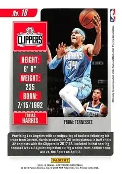 Back of Tobias Harris