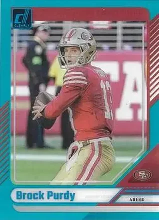 2024 Clearly Donruss - Teal #45 - Brock Purdy - San Francisco 49ers