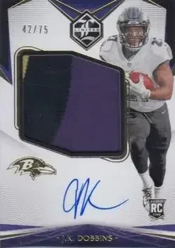 2020 Panini Limited feature card