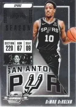 2018-19 Panini Contenders Optic #3 DeMar DeRozan