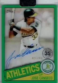 2020 Topps Clearly Authentic feature card