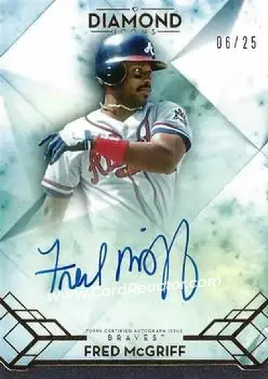 2020 Topps Diamond Icons #AC-FM - Fred McGriff - Atlanta Braves - Front
