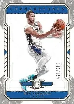 2018-19 Panini Cornerstones #8 Ben Simmons