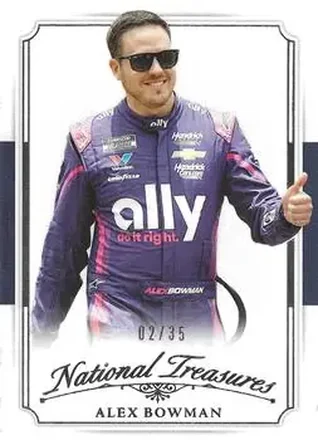2025 Panini National Treasures - 2016 Throwback #15 - Alex Bowman - Hendrick Motorsports