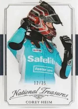 2025 Panini National Treasures - 2016 Throwback #20 - Corey Heim - Tricon Garage