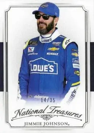 2025 Panini National Treasures - 2016 Throwback #27 - Jimmie Johnson - Hendrick Motorsports