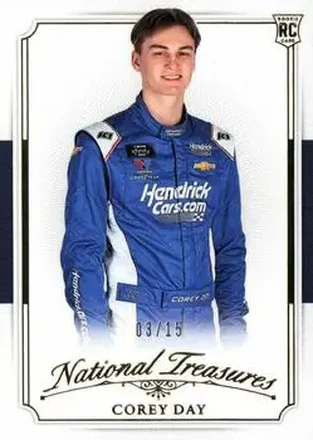 2025 Panini National Treasures - 2016 Throwback Gold #11 - Corey Day - Hendrick Motorsports