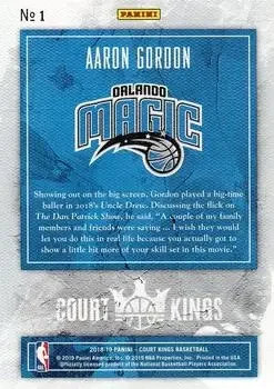 Back of Aaron Gordon