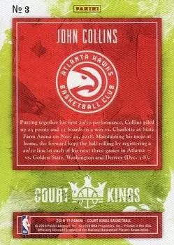 Back of John Collins