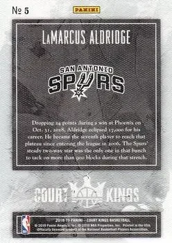 Back of LaMarcus Aldridge