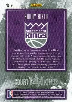 Back of Buddy Hield