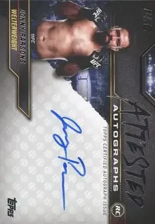 2024 Topps Knockout UFC - Attested Autographs #ATT-JPS - Jonny Parsons