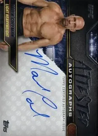 2024 Topps Knockout UFC - Attested Autographs #ATT-MCN - Mark Coleman