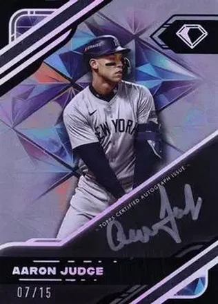 2025 Topps Diamond Icons - Black Polychromatink Autographs Base Silver Ink #BPA-AJ - Aaron Judge - New York Yankees