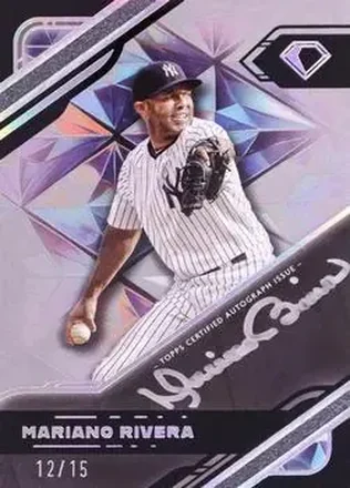 2025 Topps Diamond Icons - Black Polychromatink Autographs Base Silver Ink #BPA-MR - Mariano Rivera - New York Yankees