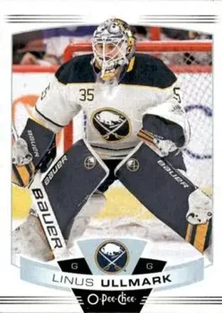 2019-20 O-Pee-Chee #34 - Linus Ullmark - Buffalo Sabres