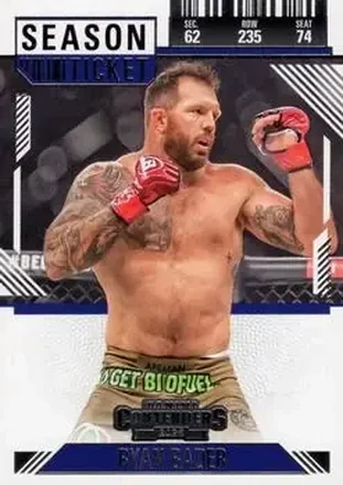 2025 Panini Contenders PFL - Season Ticket Silver #94 - Ryan Bader