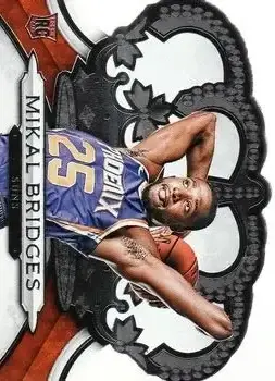2018-19 Panini Crown Royale #3 Mikal Bridges