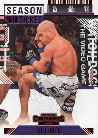 2025 Panini Contenders PFL - Season Ticket Red #5 - Tito Ortiz